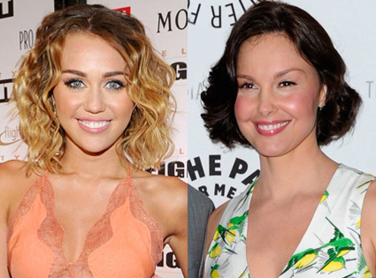 Miley Cyrus, Ashley Judd Miley Cyrus, Ashley Judd